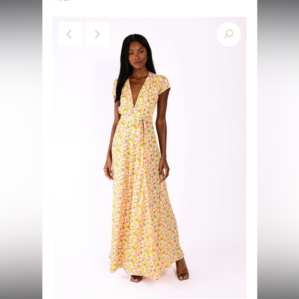 Resa Lindsay Wrap Maxi Dress